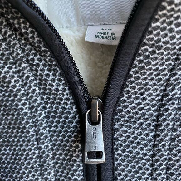 Orvis Sherpa Pullover Jacket Size is L - Picture 3 of 8